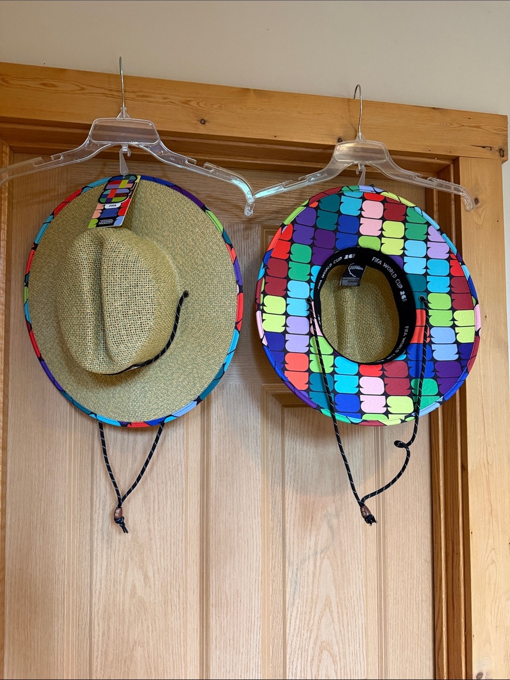2026 FIFA World Cup Adult Soccer Multicolor Sun Hat with Strap